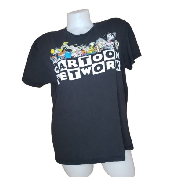 Cartoon Network Tops - CARTOON NETWORK BLACK T SHIRT SIZE LARGE